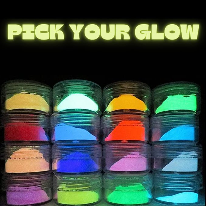 Pick your glow color for glow-in-the-dark stickers
