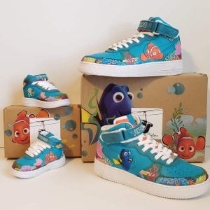Finding Nemo Custom Hand-painted shoes kicks from AB44Customs
