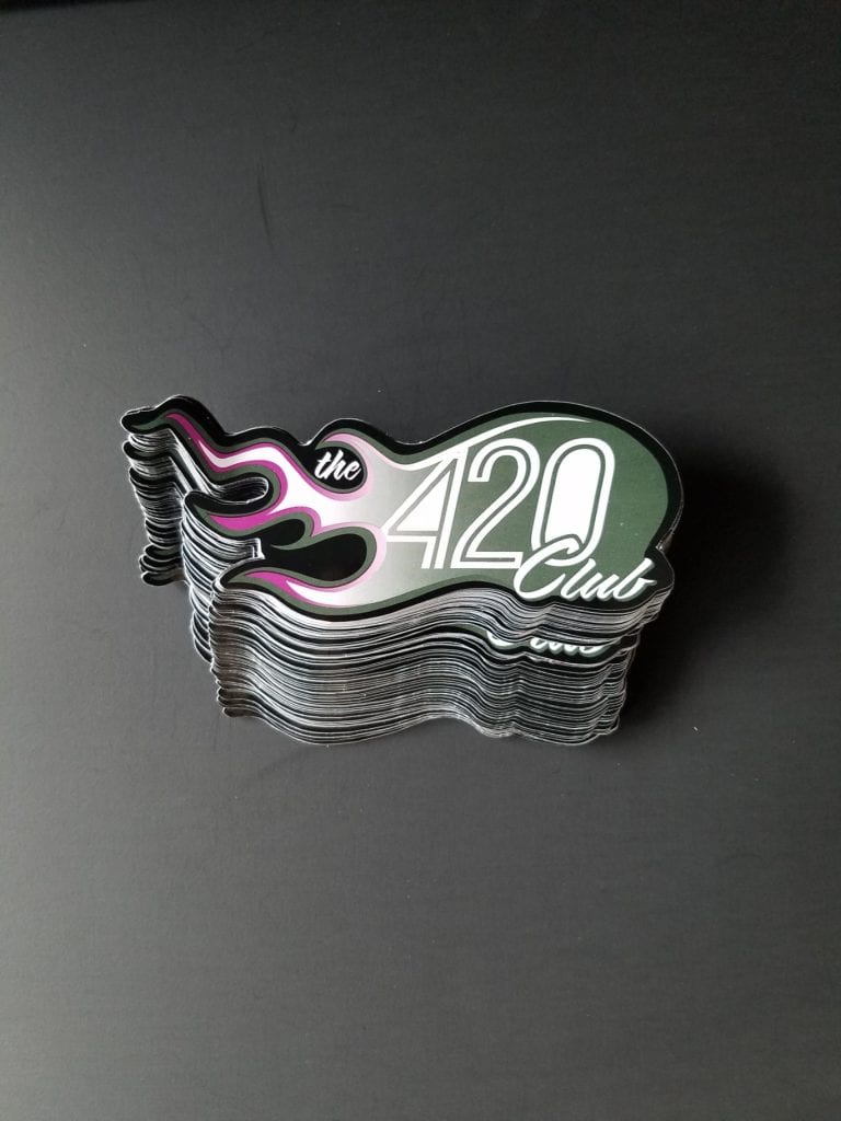 420 Club Dispensary Stickers