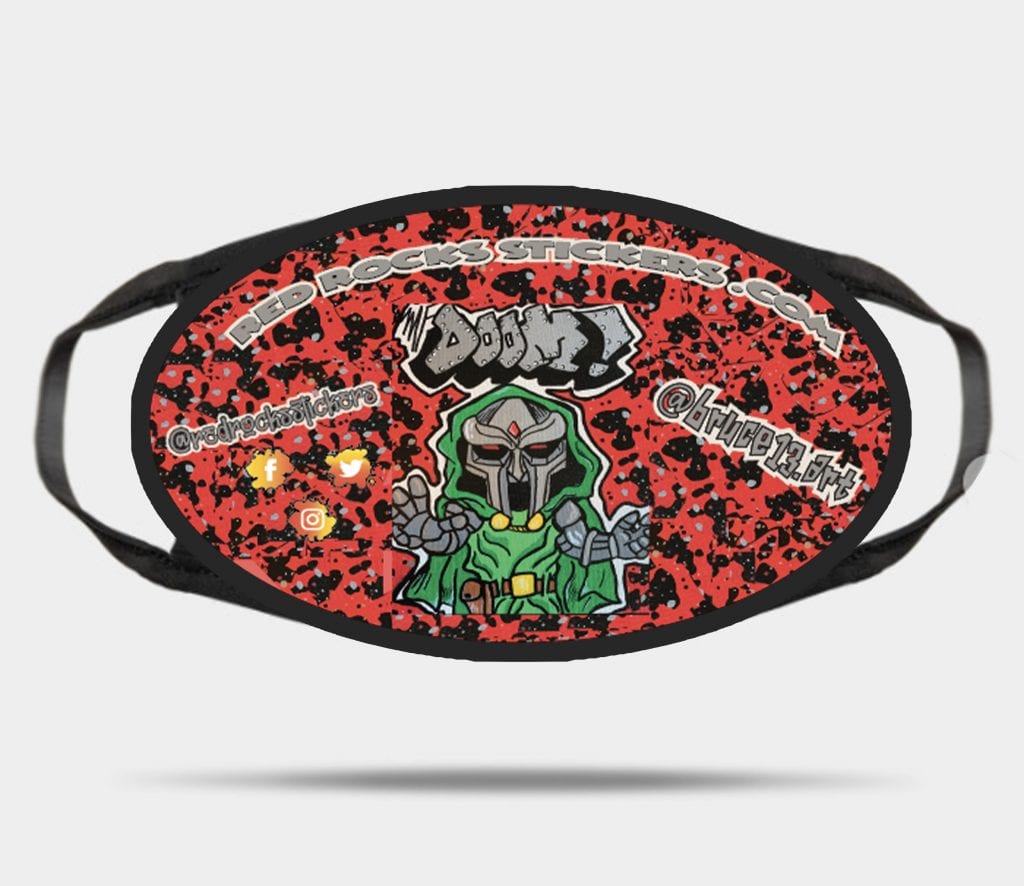 MF Doom Graffiti Custom Mask