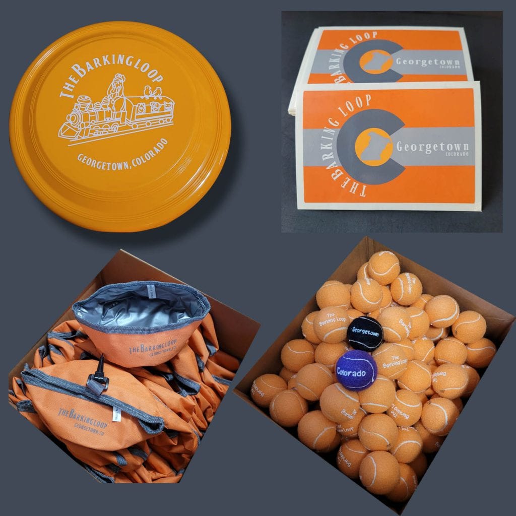 Custom Tennis Balls, Custom Frisbees, custom dog water bowls