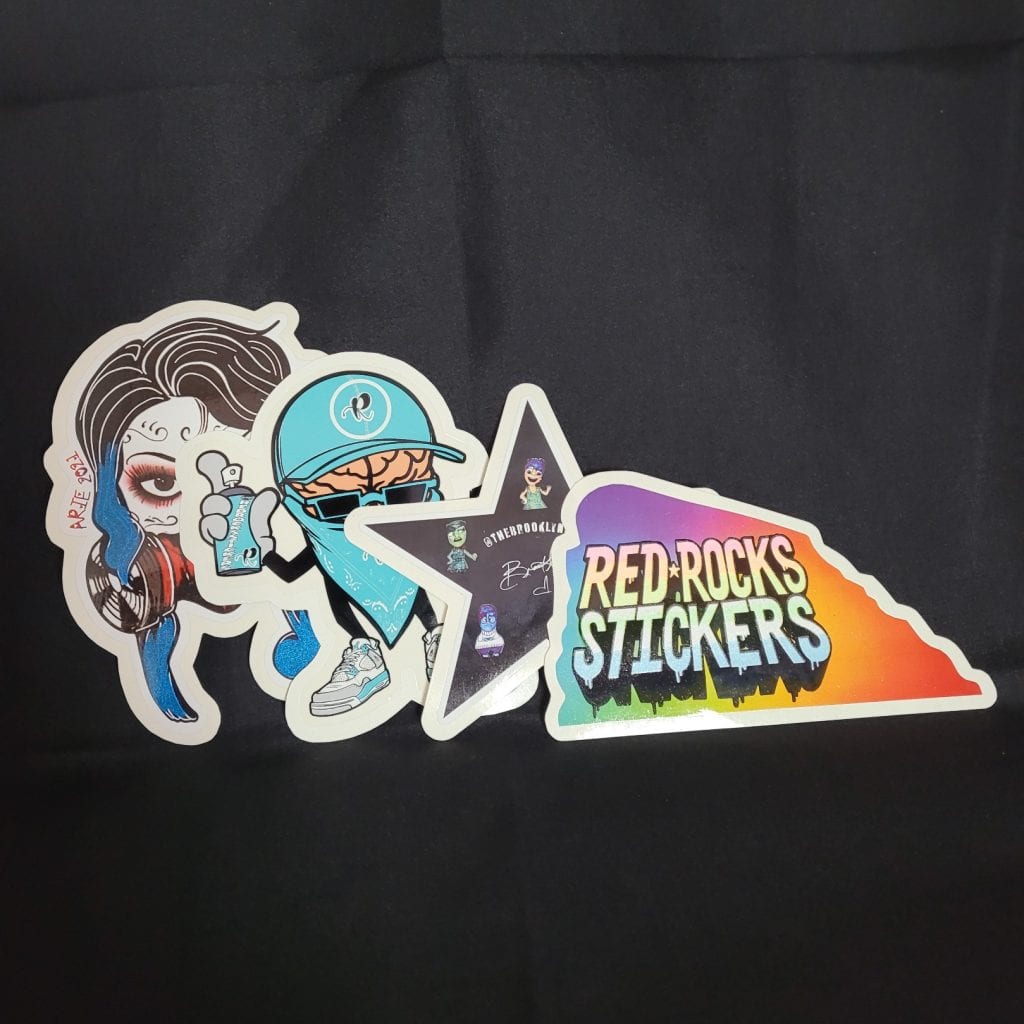 Red Rocks Stickers Limited Edition Promo Pack